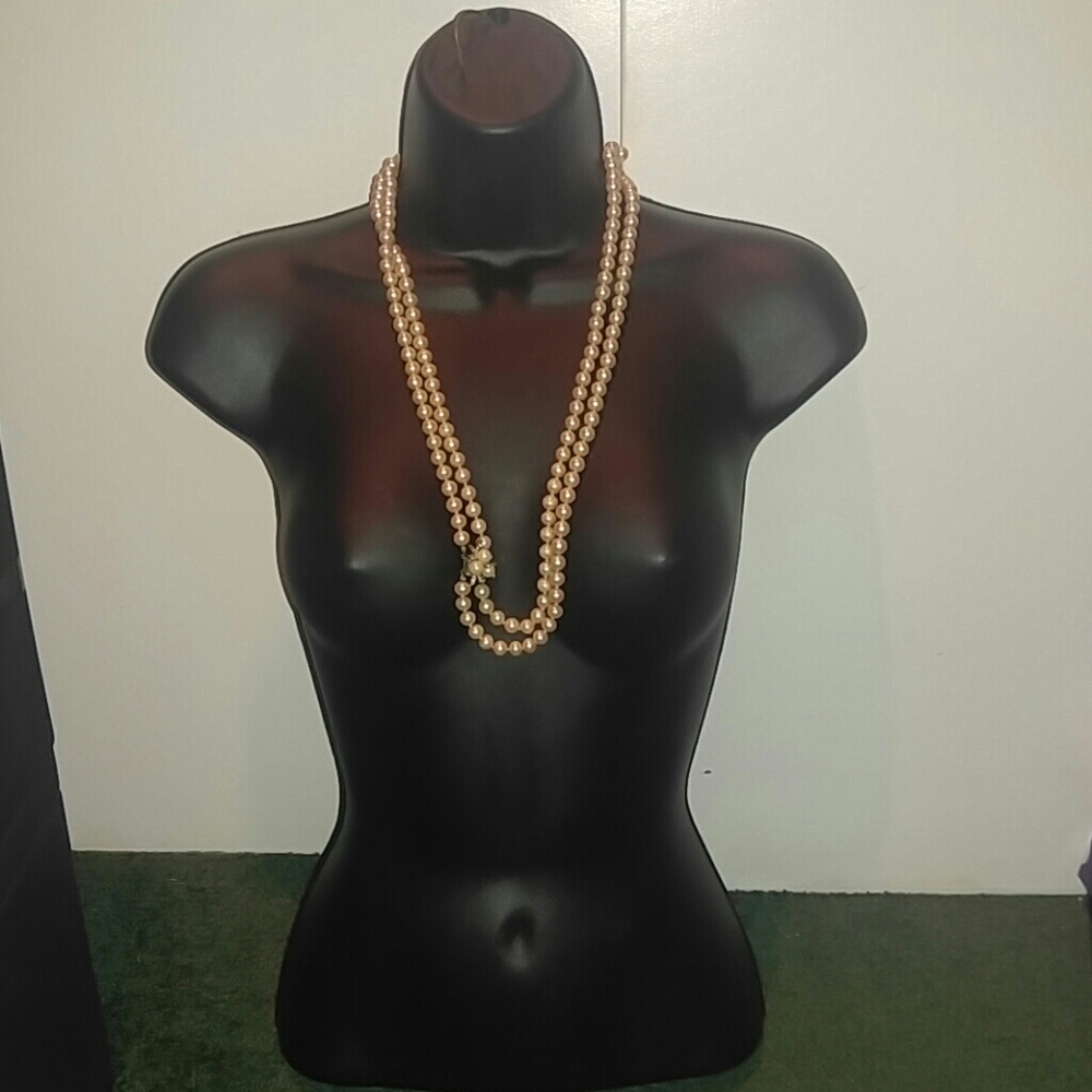 **2 for $25** Double Strand Faux-Pearl necklace.